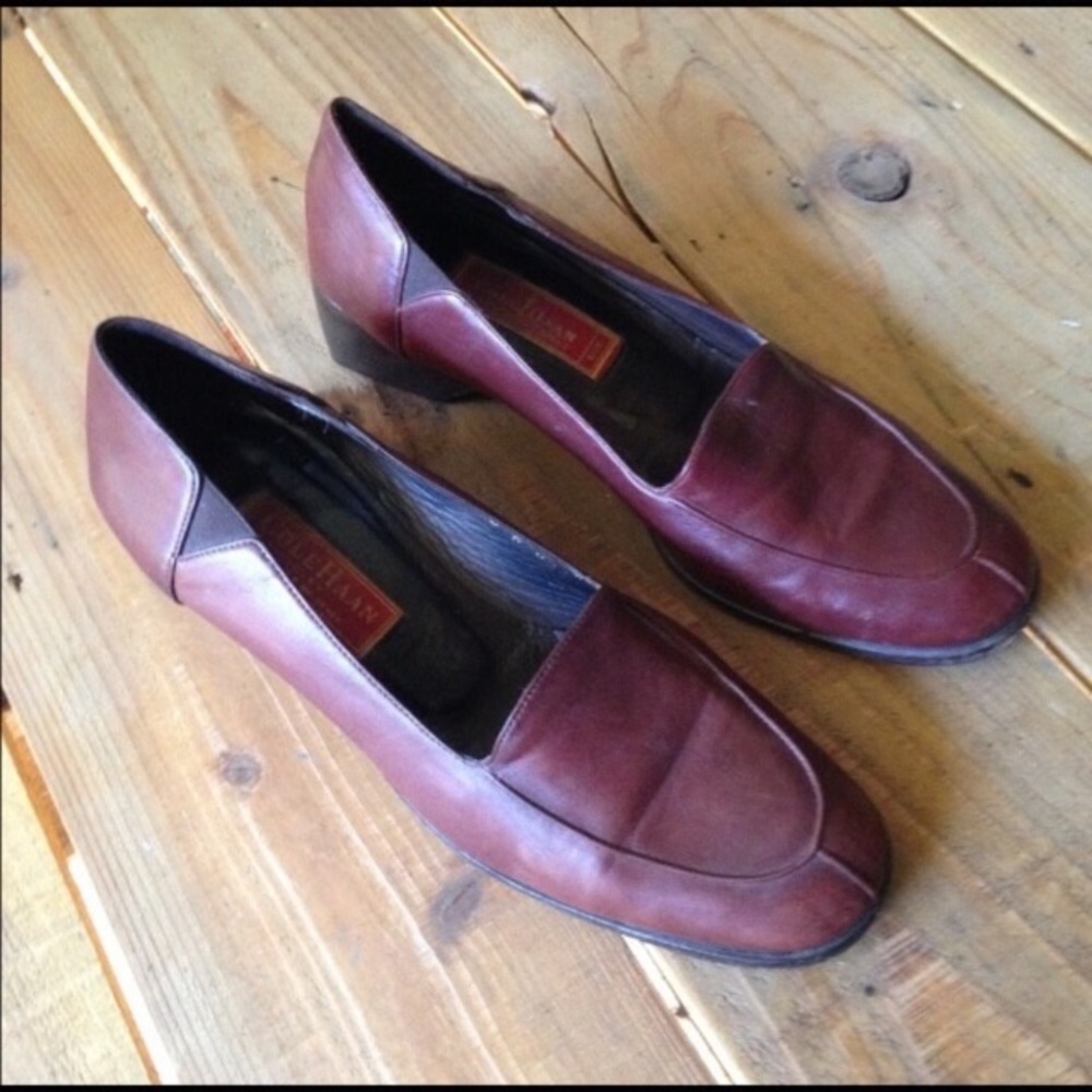 Women's Cole Haan Leather Loafers Slip On Size 8